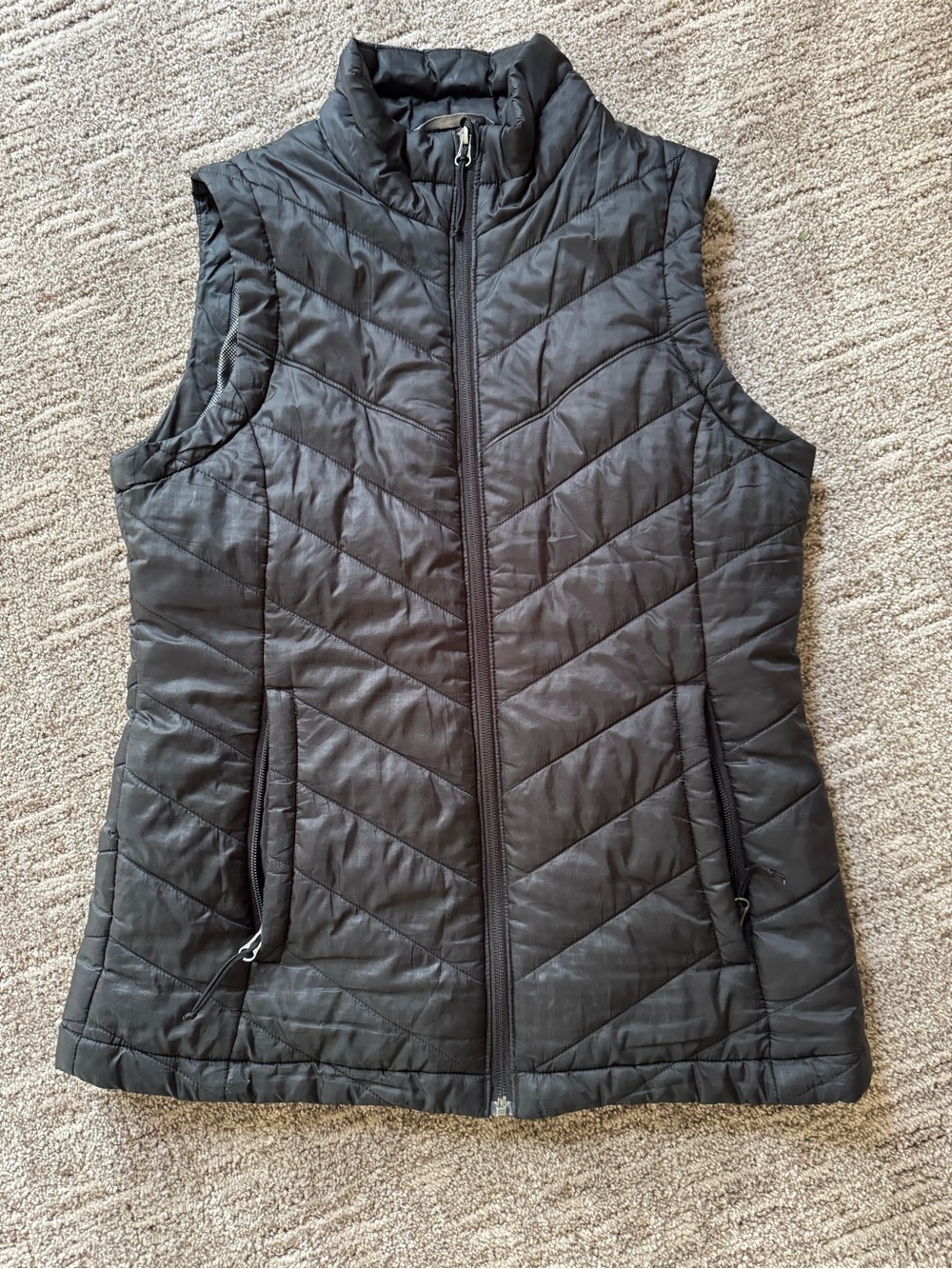 Columbia Black Quilted Packable Vest